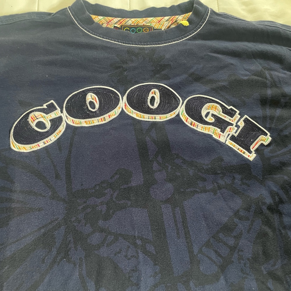 Vintage, Gently Used, Plaid Coogi Embroidered Logo Tshirt Size XXXL 3XL
